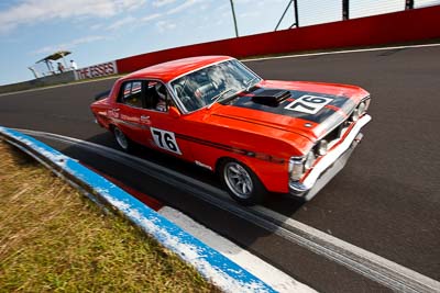 76;1971-Ford-Falcon-XY-GT;3-April-2010;Australia;Bathurst;David-Stone;FOSC;Festival-of-Sporting-Cars;Historic-Touring-Cars;Mt-Panorama;NSW;New-South-Wales;auto;classic;motorsport;racing;vintage;wide-angle