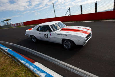 51;1969-Chevrolet-Camaro;3-April-2010;Australia;Bathurst;Colin-Warrington;FOSC;Festival-of-Sporting-Cars;Historic-Touring-Cars;Mt-Panorama;NSW;New-South-Wales;auto;classic;motorsport;racing;vintage;wide-angle