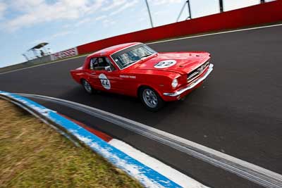 122;1964-Ford-Mustang;3-April-2010;Australia;Bathurst;Bill-Trengrove;FOSC;Festival-of-Sporting-Cars;Historic-Touring-Cars;Mt-Panorama;NSW;New-South-Wales;auto;classic;motorsport;racing;vintage;wide-angle