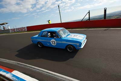 13;1972-Ford-Cortina-GT-Mk-II;3-April-2010;Australia;Bathurst;FOSC;Festival-of-Sporting-Cars;Historic-Touring-Cars;Mt-Panorama;Murray-Paddison;NSW;New-South-Wales;auto;classic;motorsport;racing;vintage;wide-angle