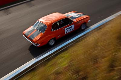 77;1972-Holden-Torana-LJ-GTR;3-April-2010;Australia;Bathurst;FOSC;Festival-of-Sporting-Cars;Gordon-Cox;Historic-Touring-Cars;Mt-Panorama;NSW;New-South-Wales;auto;classic;motion-blur;motorsport;racing;vintage;wide-angle