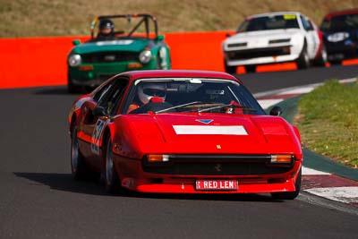 52;1980-Ferrari-308GTB;3-April-2010;Australia;Bathurst;FOSC;Festival-of-Sporting-Cars;Historic-Sports-Cars;Len-Watson;Mt-Panorama;NSW;New-South-Wales;REDLEN;auto;classic;motorsport;racing;super-telephoto;vintage