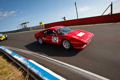 52;1980-Ferrari-308GTB;3-April-2010;Australia;Bathurst;FOSC;Festival-of-Sporting-Cars;Historic-Sports-Cars;Len-Watson;Mt-Panorama;NSW;New-South-Wales;REDLEN;auto;classic;motorsport;racing;vintage;wide-angle