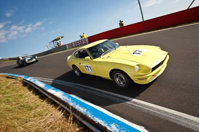 171;1971-Datsun-240Z;3-April-2010;Australia;Bathurst;FOSC;Festival-of-Sporting-Cars;Historic-Sports-Cars;Mark-Cassells;Mt-Panorama;NSW;New-South-Wales;auto;classic;motorsport;racing;vintage;wide-angle
