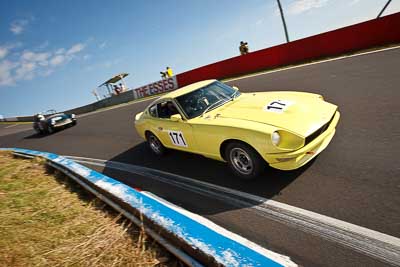 171;1971-Datsun-240Z;3-April-2010;Australia;Bathurst;FOSC;Festival-of-Sporting-Cars;Historic-Sports-Cars;Mark-Cassells;Mt-Panorama;NSW;New-South-Wales;auto;classic;motorsport;racing;vintage;wide-angle