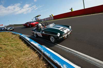 707;1967-MGB;3-April-2010;Australia;Bathurst;FOSC;Festival-of-Sporting-Cars;Historic-Sports-Cars;Mt-Panorama;NSW;New-South-Wales;Reg-Darwell;auto;classic;motorsport;racing;vintage;wide-angle
