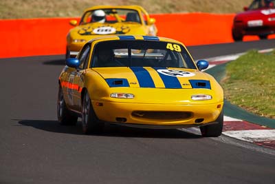 49;1989-Mazda-MX‒5;3-April-2010;Australia;Bathurst;FOSC;Festival-of-Sporting-Cars;Kerry-Finn;Marque-Sports;Mazda-MX‒5;Mazda-MX5;Mazda-Miata;Mt-Panorama;NSW;New-South-Wales;auto;motorsport;racing;super-telephoto