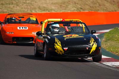 82;1991-Mazda-MX‒5;3-April-2010;Australia;Bathurst;FOSC;Festival-of-Sporting-Cars;Greg-Quince;Marque-Sports;Mazda-MX‒5;Mazda-MX5;Mazda-Miata;Mt-Panorama;NSW;New-South-Wales;auto;motorsport;racing;super-telephoto