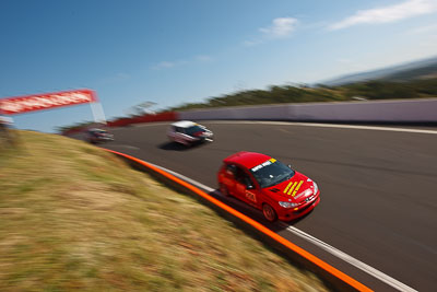 206;2004-Peugeot-206-GTi;3-April-2010;Australia;Bathurst;Carly-Black;FOSC;Festival-of-Sporting-Cars;Improved-Production;Mt-Panorama;NSW;New-South-Wales;auto;motion-blur;motorsport;racing;wide-angle