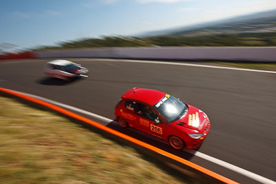 206;2004-Peugeot-206-GTi;3-April-2010;Australia;Bathurst;Carly-Black;FOSC;Festival-of-Sporting-Cars;Improved-Production;Mt-Panorama;NSW;New-South-Wales;auto;motion-blur;motorsport;racing;wide-angle