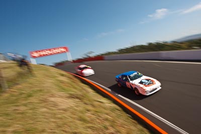 31;1983-Mazda-RX‒7;3-April-2010;Australia;Bathurst;FOSC;Festival-of-Sporting-Cars;Improved-Production;Mt-Panorama;NSW;New-South-Wales;Peter-Foote;auto;motion-blur;motorsport;racing;wide-angle
