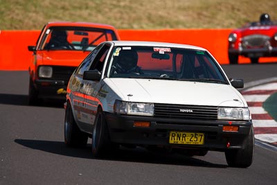 97;1985-Toyota-Sprinter-AE86;3-April-2010;Australia;Bathurst;Eddie-Swat;FOSC;Festival-of-Sporting-Cars;Mt-Panorama;NSW;New-South-Wales;RNR257;Regularity;auto;motorsport;racing;super-telephoto