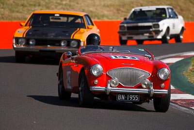 143;1955-Austin-Healey-100;3-April-2010;Australia;BN1955;Bathurst;David-Lawrence;FOSC;Festival-of-Sporting-Cars;Mt-Panorama;NSW;New-South-Wales;Regularity;auto;motorsport;racing;super-telephoto