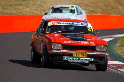27;1971-Ford-Capri-V6-GT;3-April-2010;Australia;BTQ917;Bathurst;FOSC;Festival-of-Sporting-Cars;Mt-Panorama;NSW;New-South-Wales;Regularity;Ross-Elliott;auto;motorsport;racing;super-telephoto