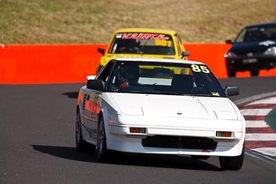 85;1987-Toyota-MR2;3-April-2010;Australia;BKN66U;Bathurst;FOSC;Festival-of-Sporting-Cars;Mike-Williamson;Mt-Panorama;NSW;New-South-Wales;Regularity;auto;motorsport;racing;super-telephoto