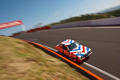 55;1976-Ford-Escort-RS2000;3-April-2010;Australia;Bathurst;FOSC;Festival-of-Sporting-Cars;Mt-Panorama;NSW;Neville-Bertwistle;New-South-Wales;Regularity;auto;motion-blur;motorsport;racing;wide-angle