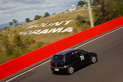 711;2002-Holden-Barina-Sri;3-April-2010;AMF18M;Australia;Bathurst;FOSC;Festival-of-Sporting-Cars;Mt-Panorama;NSW;New-South-Wales;Peter-Amos;Regularity;auto;motorsport;racing;telephoto