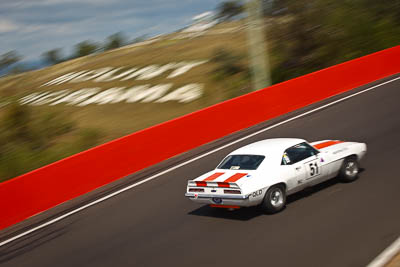 51;1969-Chevrolet-Camaro;3-April-2010;Australia;Bathurst;Colin-Warrington;FOSC;Festival-of-Sporting-Cars;Historic-Touring-Cars;Mt-Panorama;NSW;New-South-Wales;auto;classic;motion-blur;motorsport;racing;telephoto;vintage