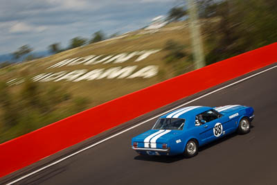 88;1964-Ford-Mustang;3-April-2010;Australia;Bathurst;FOSC;Festival-of-Sporting-Cars;Frank-Viskovich;Historic-Touring-Cars;Mt-Panorama;NSW;New-South-Wales;auto;classic;motion-blur;motorsport;racing;telephoto;vintage