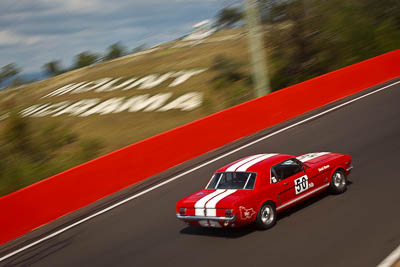 50;1964-Ford-Mustang;3-April-2010;Australia;Bathurst;David-Moran;FOSC;Festival-of-Sporting-Cars;Historic-Touring-Cars;Mt-Panorama;NSW;New-South-Wales;auto;classic;motion-blur;motorsport;racing;telephoto;vintage