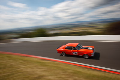 76;1971-Ford-Falcon-XY-GT;3-April-2010;Australia;Bathurst;David-Stone;FOSC;Festival-of-Sporting-Cars;Historic-Touring-Cars;Mt-Panorama;NSW;New-South-Wales;auto;classic;clouds;motion-blur;motorsport;movement;racing;sky;speed;vintage;wide-angle