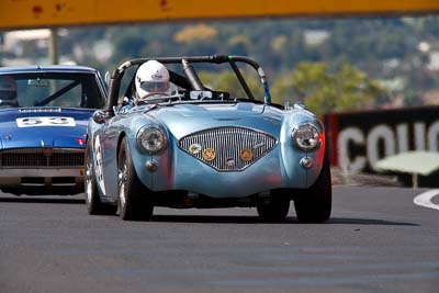 63;1953-Austin-Healey-1004;3-April-2010;Australia;Bathurst;Damian-Moloney;FOSC;Festival-of-Sporting-Cars;Historic-Sports-Cars;Mt-Panorama;NSW;New-South-Wales;auto;classic;motorsport;racing;super-telephoto;vintage