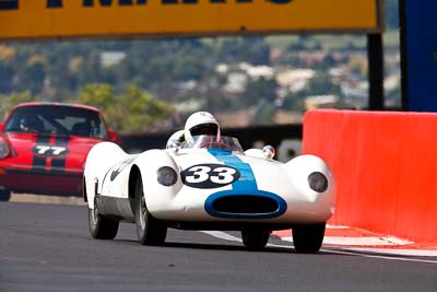 33;1956-Cooper-T38-Bobtail;3-April-2010;Australia;Bathurst;FOSC;Festival-of-Sporting-Cars;Historic-Sports-Cars;Mt-Panorama;NSW;New-South-Wales;Paul-Savoy;auto;classic;motorsport;racing;super-telephoto;vintage