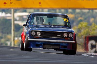 16;1970-Datsun-1600;3-April-2010;Australia;Bathurst;FOSC;Festival-of-Sporting-Cars;Improved-Production;Mark-Short;Mt-Panorama;NSW;New-South-Wales;auto;motorsport;racing;super-telephoto