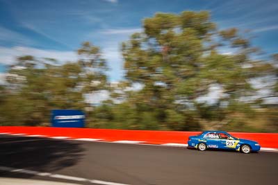 25;1992-Mazda-626;3-April-2010;Australia;Bathurst;Dion-Pangalos;FOSC;Festival-of-Sporting-Cars;Improved-Production;Mt-Panorama;NSW;New-South-Wales;auto;motion-blur;motorsport;racing;trees;wide-angle