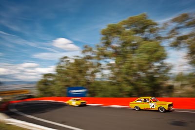 54;1976-Ford-Escort;3-April-2010;Australia;Bathurst;Craig-Wildridge;FOSC;Festival-of-Sporting-Cars;Improved-Production;Mt-Panorama;NSW;New-South-Wales;auto;motion-blur;motorsport;racing;trees;wide-angle