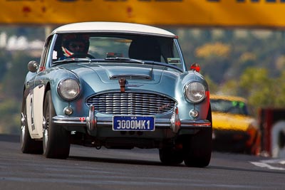 2;1959-Austin-Healey-3000;3-April-2010;3000MK1;Australia;Bathurst;Callum-Rowe;FOSC;Festival-of-Sporting-Cars;Mt-Panorama;NSW;New-South-Wales;Regularity;auto;motorsport;racing;super-telephoto