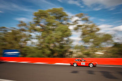 46;1974-Datsun-260Z;3-April-2010;Australia;Bathurst;FOSC;Festival-of-Sporting-Cars;Geoff-Owens;Mt-Panorama;NSW;New-South-Wales;Regularity;ZED660;auto;motion-blur;motorsport;racing;trees;wide-angle