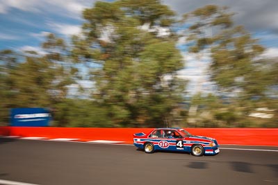 4;1982-Holden-Commodore-VH;3-April-2010;Australia;Bathurst;Edward-Singleton;FOSC;Festival-of-Sporting-Cars;Mt-Panorama;NSW;New-South-Wales;auto;motion-blur;motorsport;racing;trees;wide-angle