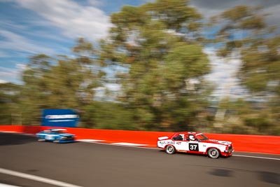 37;1974-Holden-Torana-L34;3-April-2010;Anna-Cameron;Australia;Bathurst;FOSC;Festival-of-Sporting-Cars;Mt-Panorama;NSW;New-South-Wales;auto;motion-blur;motorsport;racing;trees;wide-angle
