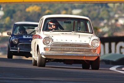 107;1964-Ford-Cortina-GT;3-April-2010;Australia;Bathurst;FOSC;Festival-of-Sporting-Cars;Historic-Touring-Cars;Kerry-Hughes;Mt-Panorama;NSW;New-South-Wales;auto;classic;motorsport;racing;super-telephoto;vintage