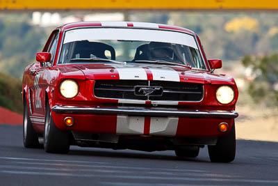 50;1964-Ford-Mustang;3-April-2010;Australia;Bathurst;David-Moran;FOSC;Festival-of-Sporting-Cars;Historic-Touring-Cars;Mt-Panorama;NSW;New-South-Wales;auto;classic;motorsport;racing;super-telephoto;vintage