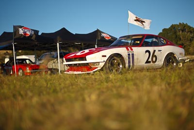 26;4-April-2010;50mm;Australia;Bathurst;Datsun-240Z;FOSC;Festival-of-Sporting-Cars;Greg-Alderding;Mt-Panorama;NSW;New-South-Wales;atmosphere;auto;motorsport;racing