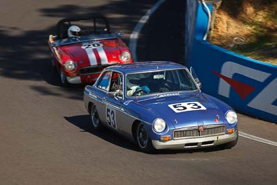 53;1969-MGB-GT;4-April-2010;Australia;Bathurst;FOSC;Festival-of-Sporting-Cars;Historic-Sports-Cars;Jim-Hall;Mt-Panorama;NSW;New-South-Wales;auto;classic;motorsport;racing;telephoto;vintage