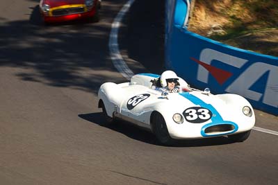 33;1956-Cooper-T38-Bobtail;4-April-2010;Australia;Bathurst;FOSC;Festival-of-Sporting-Cars;Historic-Sports-Cars;Mt-Panorama;NSW;New-South-Wales;Paul-Savoy;auto;classic;motorsport;racing;telephoto;vintage