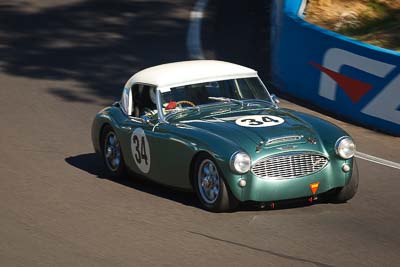 34;1959-Austin-Healey-3000;4-April-2010;Australia;Bathurst;Brian-Duffy;FOSC;Festival-of-Sporting-Cars;Historic-Sports-Cars;Mt-Panorama;NSW;New-South-Wales;auto;classic;motorsport;racing;telephoto;vintage