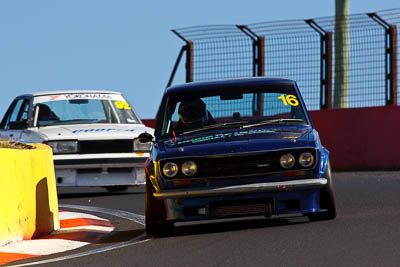 16;1970-Datsun-1600;4-April-2010;Australia;Bathurst;FOSC;Festival-of-Sporting-Cars;Improved-Production;Mark-Short;Mt-Panorama;NSW;New-South-Wales;auto;motorsport;racing;super-telephoto