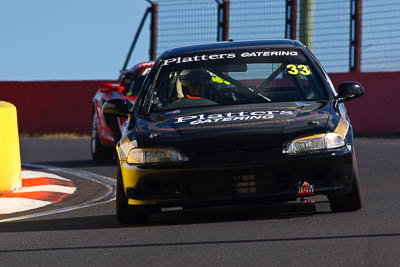 33;1995-Honda-Civic;4-April-2010;Australia;Bathurst;FOSC;Festival-of-Sporting-Cars;Improved-Production;Mike-Rooke;Mt-Panorama;NSW;New-South-Wales;auto;motorsport;racing;super-telephoto
