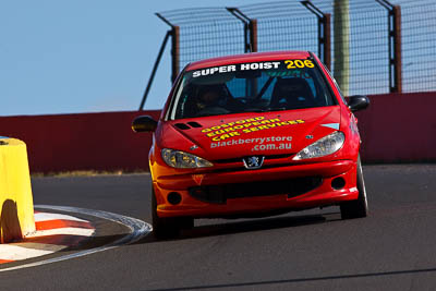 206;2004-Peugeot-206-GTi;4-April-2010;Australia;Bathurst;Carly-Black;FOSC;Festival-of-Sporting-Cars;Improved-Production;Mt-Panorama;NSW;New-South-Wales;auto;motorsport;racing;super-telephoto