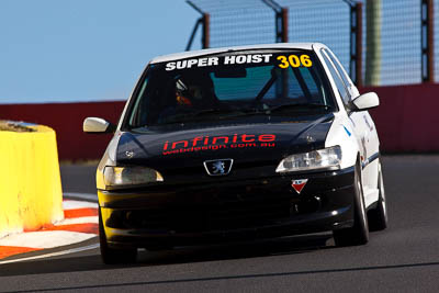 306;1998-Peugeot-306-GTi;4-April-2010;Australia;Barry-Black;Bathurst;FOSC;Festival-of-Sporting-Cars;Improved-Production;Mt-Panorama;NSW;New-South-Wales;auto;motorsport;racing;super-telephoto