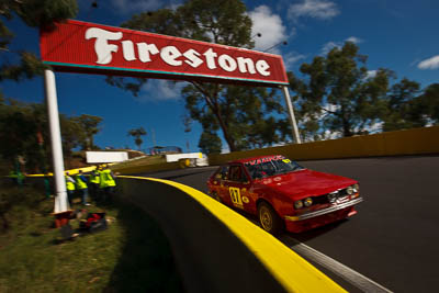 87;1976-Alfa-Romeo-Alfetta-GT;4-April-2010;Australia;Bathurst;FOSC;Festival-of-Sporting-Cars;George-Tillett;Improved-Production;Mt-Panorama;NSW;New-South-Wales;auto;motorsport;racing;wide-angle