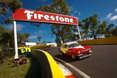37;1974-Ford-Escort-Mk-I;4-April-2010;Australia;Bathurst;Bruce-Cook;FOSC;Festival-of-Sporting-Cars;Improved-Production;Mt-Panorama;NSW;New-South-Wales;auto;motorsport;racing;wide-angle