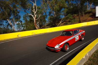 12;1974-Datsun-260Z;4-April-2010;Australia;Bathurst;FOSC;Festival-of-Sporting-Cars;Lee-Falkner;Mt-Panorama;NSW;New-South-Wales;Regularity;auto;motorsport;racing;wide-angle