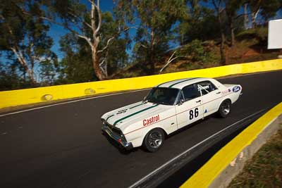 86;1968-Ford-Falcon-XT;4-April-2010;Australia;Bathurst;FOSC;Festival-of-Sporting-Cars;Mt-Panorama;NSW;New-South-Wales;Regularity;Simon-Trapp;auto;motorsport;racing;wide-angle