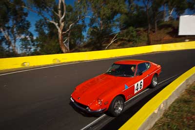 46;1974-Datsun-260Z;4-April-2010;Australia;Bathurst;FOSC;Festival-of-Sporting-Cars;Geoff-Owens;Mt-Panorama;NSW;New-South-Wales;Regularity;ZED660;auto;motorsport;racing;wide-angle