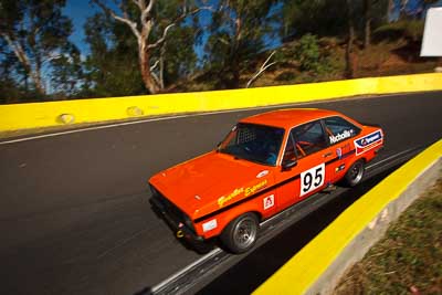 95;1975-Ford-Escort-Mk-II;4-April-2010;Australia;Bathurst;FOSC;Festival-of-Sporting-Cars;Matthew-Nicholls;Mt-Panorama;NSW;New-South-Wales;Regularity;auto;motorsport;racing;wide-angle